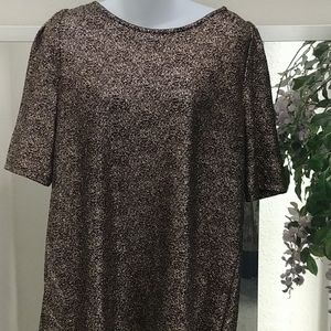 Michael Kors Sparkly Knit Holiday Top